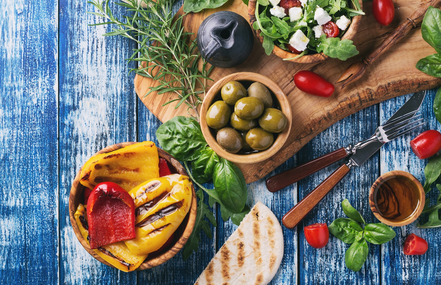 Fresh Mediterranean ingredients